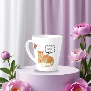 Tasse Latte Dilemma Tigre et Lapin Drôle - Belle Comique Anima