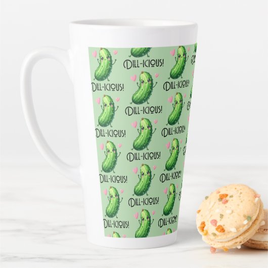 Tasse Latte Dill-icieux (En situation)