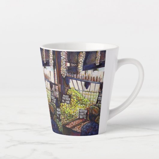 Tasse Latte Dimensions de curiosité (Droite)