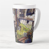 Tasse Latte Dimensions de la curiosité (Angle droit)