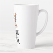 Tasse Latte Dinde pour l'Action de grâce (Droite)