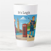 Tasse Latte Dino à Londres (Devant)