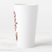 Tasse Latte Dino Love – Kammli regarde vers le haut (Devant)