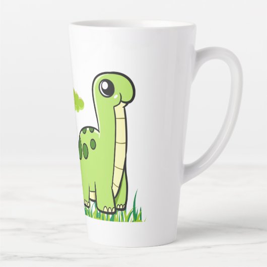 Tasse Latte Dinosaure (Droite)