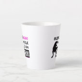 Tasse Latte Dinosaure drôle Être maman est une promenade dans  (Devant)