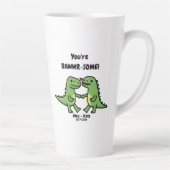 Tasse Latte Dinosaure Valentines (Droite)