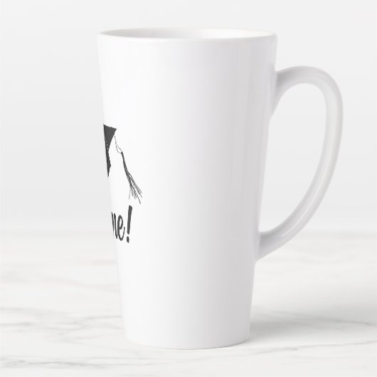 Tasse Latte Diplôme (Droite)