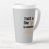 Tasse Latte Diplôme (Angle droit)