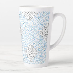 Tasse Latte Distorsion filaire 10 BBK.W Blanc BG