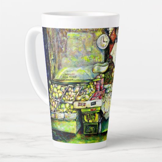 Tasse Latte Dit pour impliquer toute l'idée (Angle gauche)