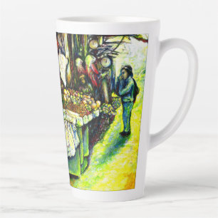 Tasse Latte Dit pour impliquer toute l'idée