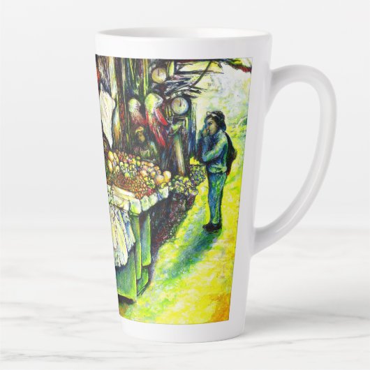 Tasse Latte Dit pour impliquer toute l'idée (Droite)