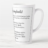 Tasse Latte Dites non aux implants toxiques de la coagulation (Droite)