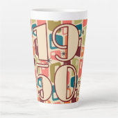 Tasse Latte Dix ans 1950 (Devant)