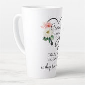 Tasse Latte Docteur en stéthoscope MD Gradué (Angle gauche)