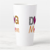 Tasse Latte Dog Mom Leopard Print/Trending Dog  Lover Gift (Devant)