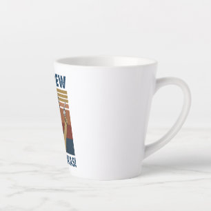 TASSE LATTE DOG PEW PEW MADAFAKAS VINTAGE RETRO