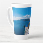 Tasse Latte Dômes bleus de Santorin (Angle gauche)