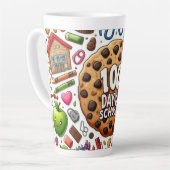 Tasse Latte Don d'appréciation de l'enseignant (Angle gauche)