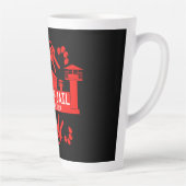 Tasse Latte Don De Libération De La Prison Hors Prison (Droite)