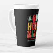 Tasse Latte Don de Noël Oh Soirée Sainte (Angle gauche)