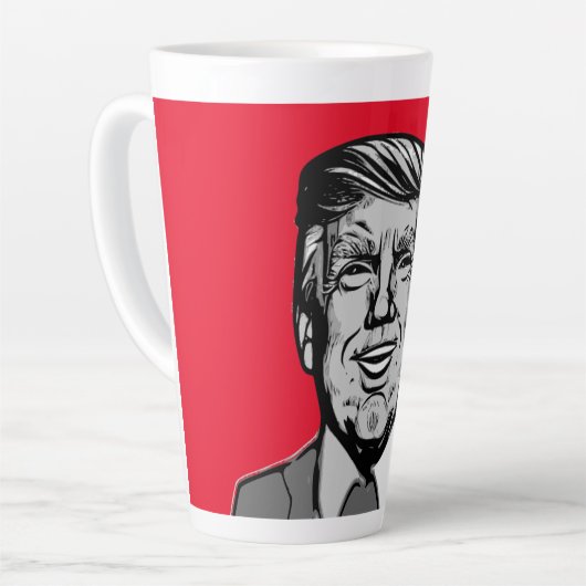 TASSE LATTE DONALD TRUMP (Angle gauche)