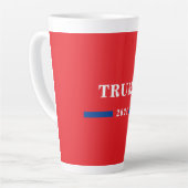 Tasse Latte Donald Trump 2024 (Angle gauche)