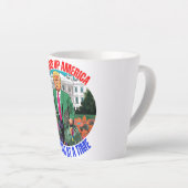 TASSE LATTE DONALD TRUMP-NETTOYAGE DE L'AMÉRIQUE UN SAC À LA F (Angle droit)