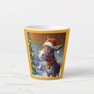 Tasse Latte Donkey de Noël 1