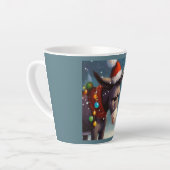 Tasse Latte Donkey de Noël 2 (Angle gauche)