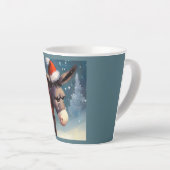 Tasse Latte Donkey de Noël 2 (Angle droit)