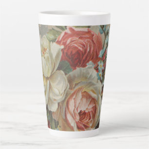 Tasse Latte Donne-moi ton cœur Antique Cottagecore Saint-Valen