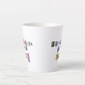 Tasse Latte Donnez-vous la priorité (Devant)