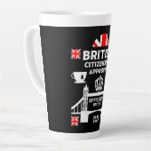 Tasse Latte Dons de citoyenneté britannique (Angle gauche)