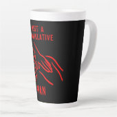Tasse Latte Dons Funny Osteopath (Angle droit)