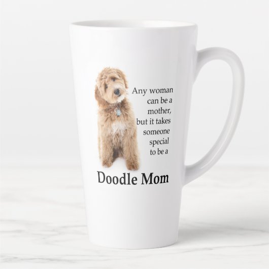 Tasse Latte Doodle Chien Maman (Droite)