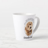 Tasse Latte Doodle Chien Papa (Angle droit)