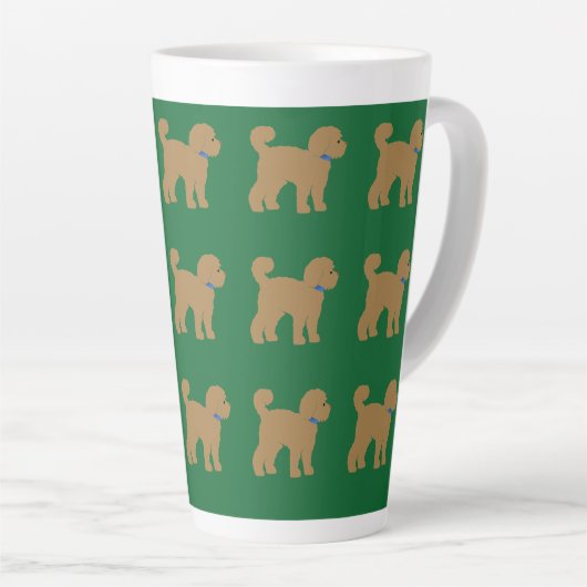 Tasse Latte Doodle Dog (Angle droit)