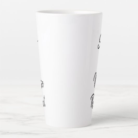 Tasse Latte Dormir Manger Infirmière Répéter tendance (Devant)