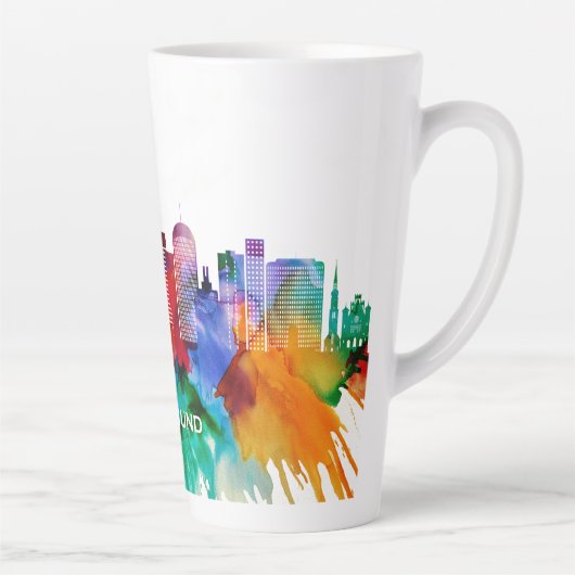 Tasse Latte Dortmund Skyline (Droite)