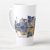 Tasse Latte Dortmund Skyline (Angle gauche)