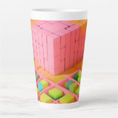Tasse Latte Douceur aux couleurs vives (Devant)