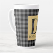 Tasse Latte Douglas Tartan Monogram D (Angle gauche)