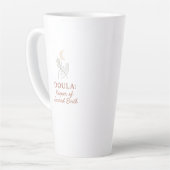Tasse Latte Doula cadeau pour Noël d'anniversaire ou merci (Angle gauche)