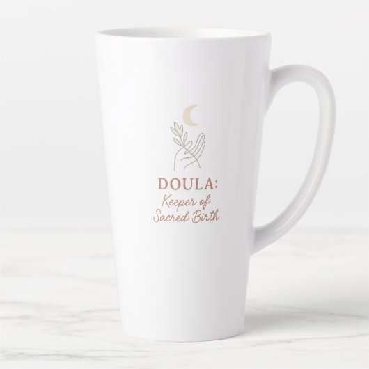Tasse Latte Doula cadeau pour Noël d'anniversaire ou merci (Droite)