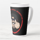 Tasse Latte Dr. Manque De Respect Violence Vitesse Momentum T- (Angle droit)