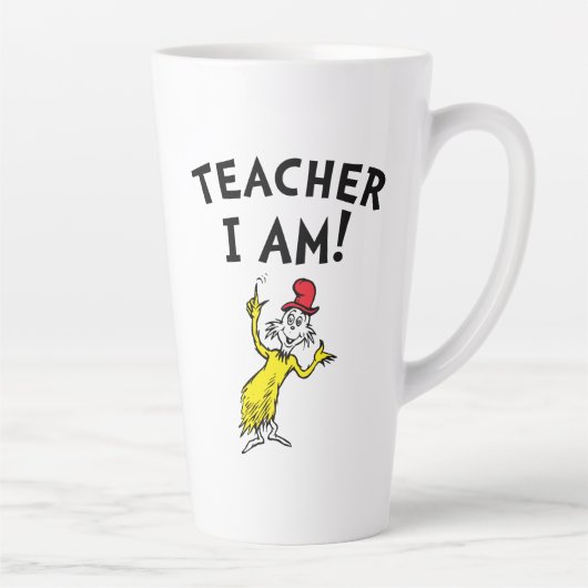 Tasse Latte Dr. Seuss | Enseignant, c'est moi ! (Droite)