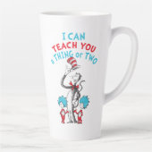 Tasse Latte Dr Seuss | Enseignant Je Peux Vous Enseigner Une C (Droite)
