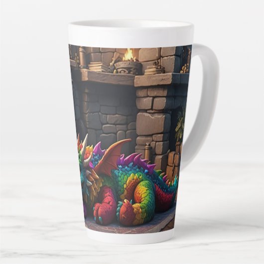 Tasse Latte Dragon (Angle droit)