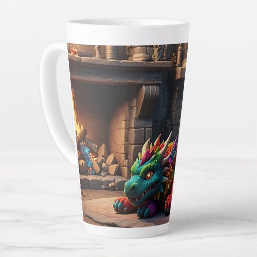 Tasse Latte Dragon (Angle gauche)
